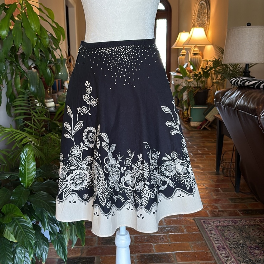 Limited Too Y2K flare floral skirt size 16 - Picture 6 of 11